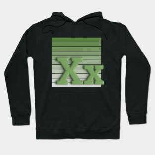 X - letter Hoodie